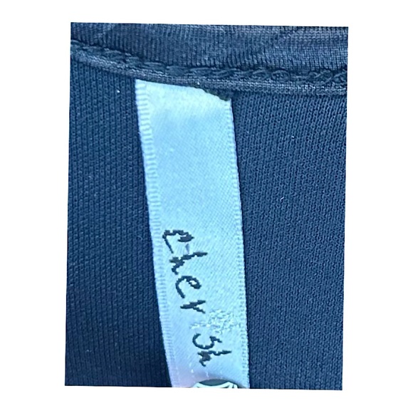 Sz L-cherish brand black dress with bubble skirt - Picture 3 of 6